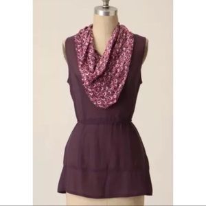 🔥2 for $15🔥Anthro Sine Sugarplum Cowl Neck Tank